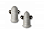 Угол для плинтуса 55мм Идеал Классик Ясень серый  253 наружный (комплект)